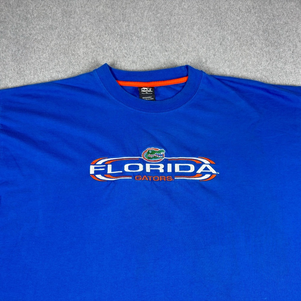 Vintage Starter University of Florida Gators T Shirt XL Blue Oversized‎ 90s Y2K
